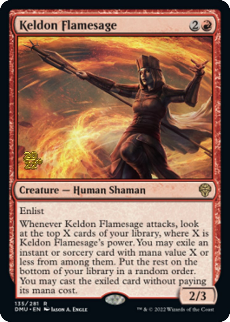 Keldon Flamesage [Dominaria United Prerelease Promos] | Exor Games Dartmouth