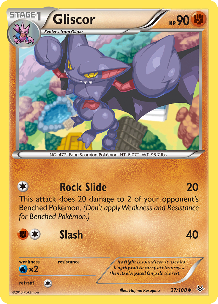 Gliscor (37/108) [XY: Roaring Skies] | Exor Games Dartmouth