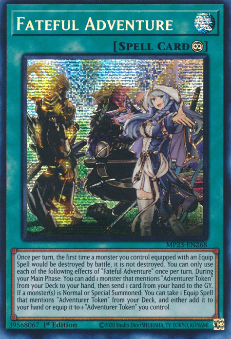 Fateful Adventure [MP23-EN268] Prismatic Secret Rare | Exor Games Dartmouth