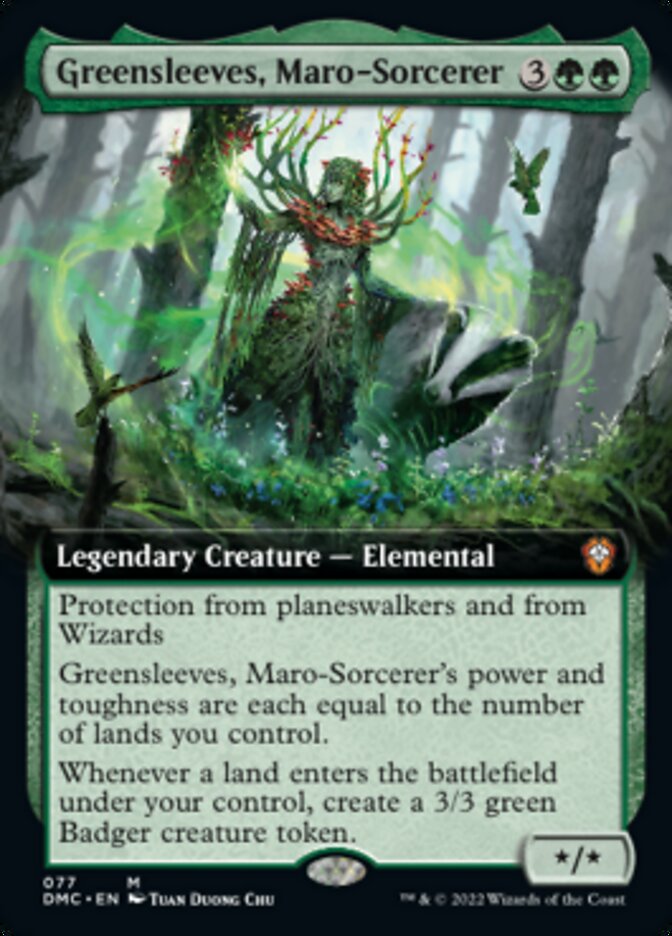 Greensleeves, Maro-Sorcerer (Extended Art) [Dominaria United Commander] | Exor Games Dartmouth