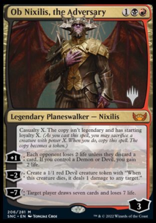 Ob Nixilis, the Adversary (Promo Pack) [Streets of New Capenna Promos] | Exor Games Dartmouth