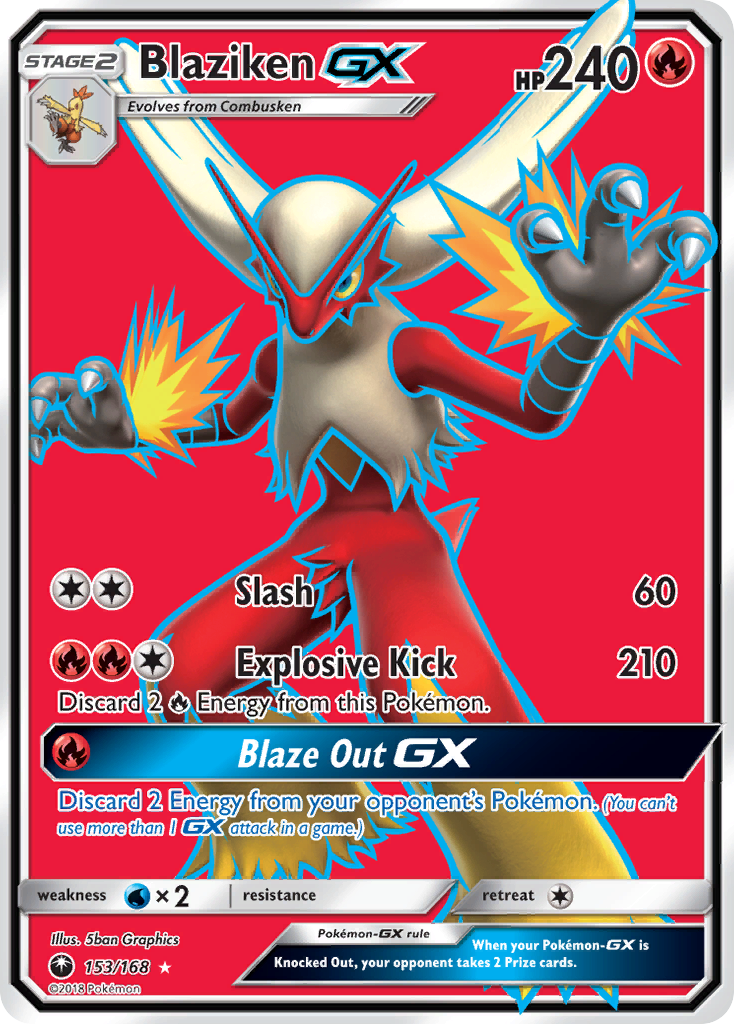 Blaziken GX (153/168) [Sun & Moon: Celestial Storm] | Exor Games Dartmouth