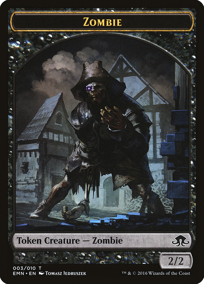 Zombie (003/010) [Eldritch Moon Tokens] | Exor Games Dartmouth