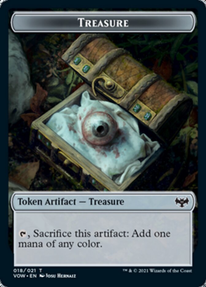Treasure Token [Innistrad: Crimson Vow Tokens] | Exor Games Dartmouth