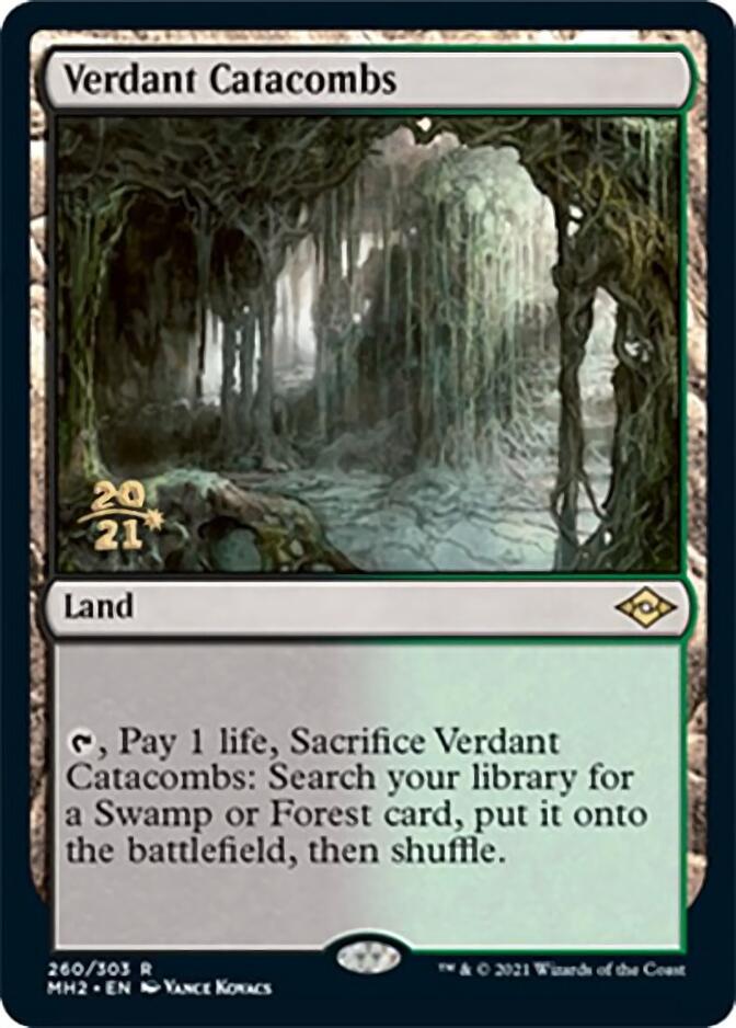 Verdant Catacombs [Modern Horizons 2 Prerelease Promos] | Exor Games Dartmouth