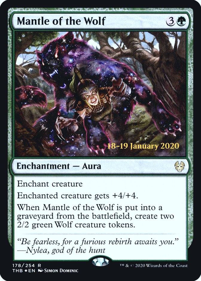 Mantle of the Wolf [Theros Beyond Death Prerelease Promos] | Exor Games Dartmouth