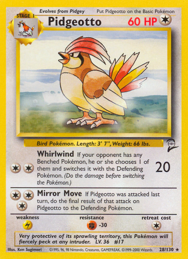 Pidgeotto (28/130) [Base Set 2] | Exor Games Dartmouth