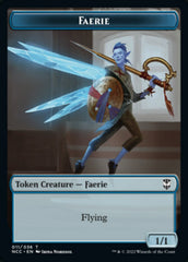 Faerie // Rogue Double-sided Token [Streets of New Capenna Commander Tokens] | Exor Games Dartmouth