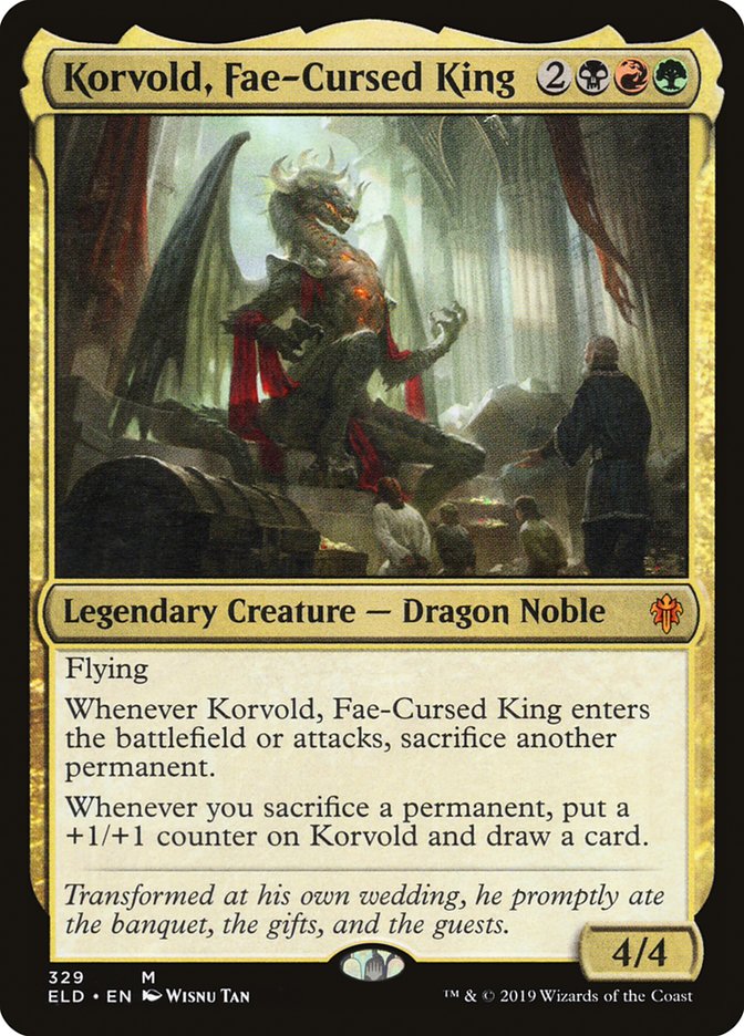 Korvold, Fae-Cursed King [Throne of Eldraine] | Exor Games Dartmouth