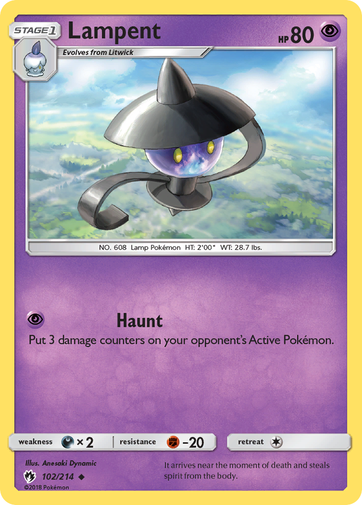 Lampent (102/214) [Sun & Moon: Lost Thunder] | Exor Games Dartmouth