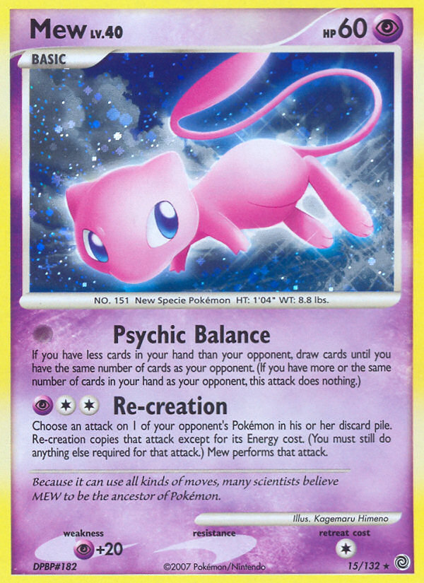 Mew (15/132) [Diamond & Pearl: Secret Wonders] | Exor Games Dartmouth