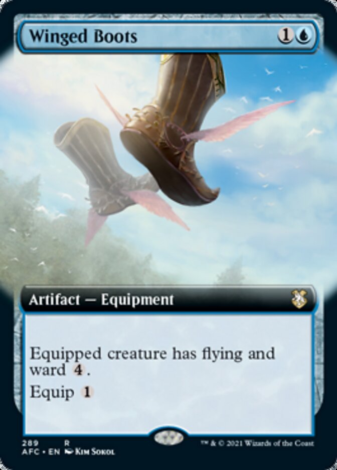 Winged Boots (Extended) [Dungeons & Dragons: Adventures in the Forgotten Realms Commander] | Exor Games Dartmouth