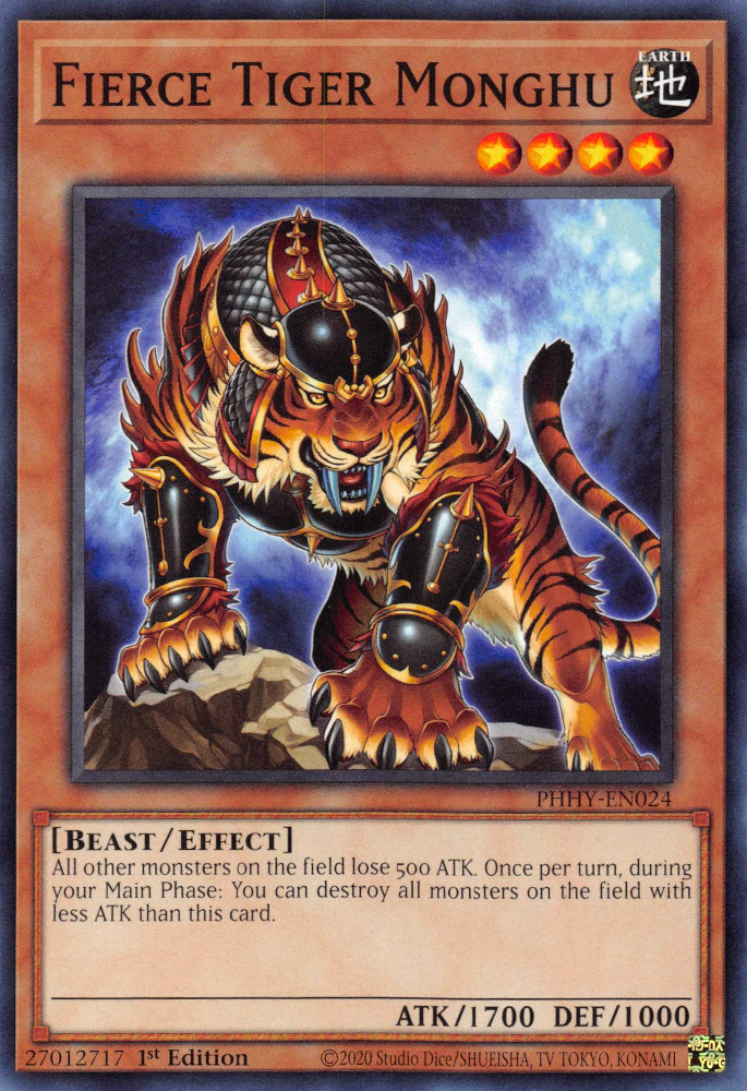 Fierce Tiger Monghu [PHHY-EN024] Common | Exor Games Dartmouth