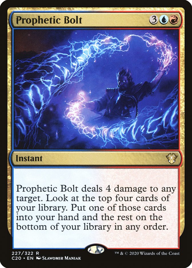 Prophetic Bolt [Commander 2020] | Exor Games Dartmouth