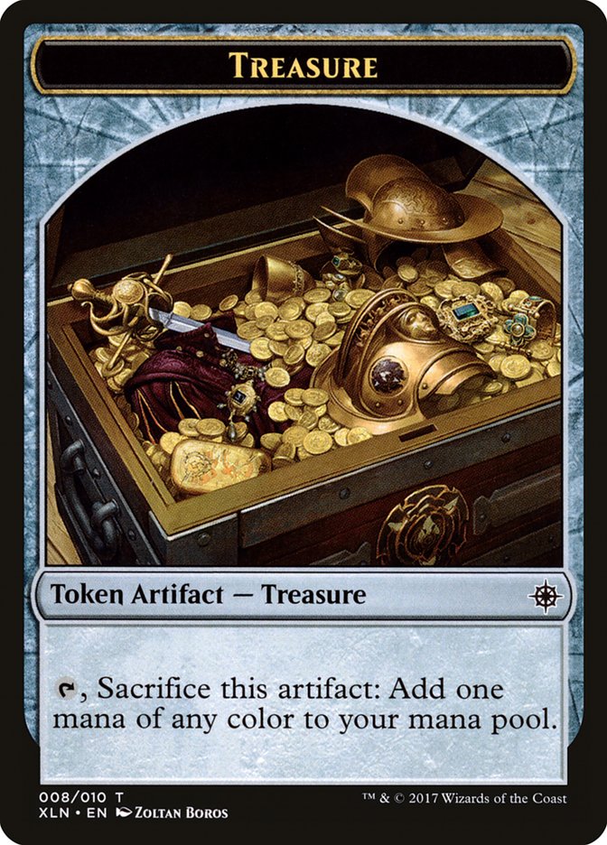 Treasure (008/010) [Ixalan Tokens] | Exor Games Dartmouth