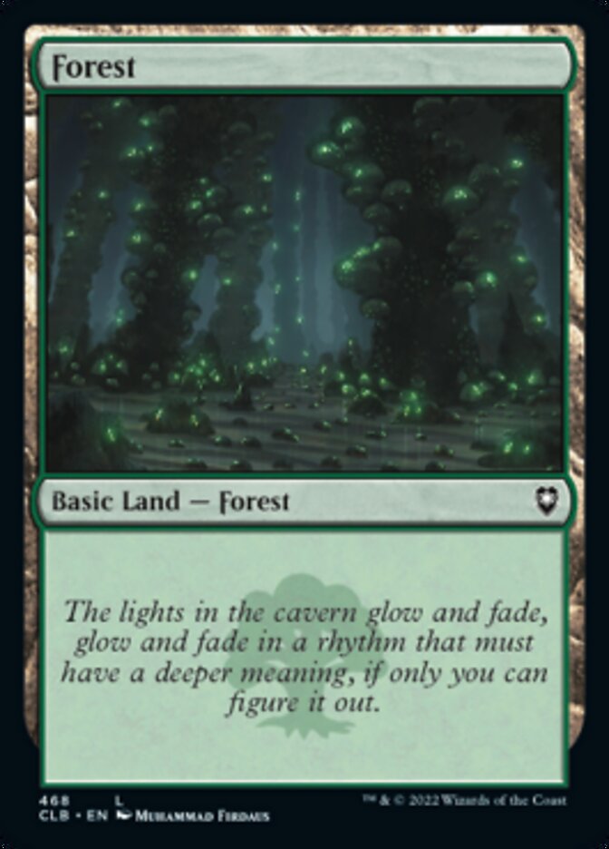 Forest (468) [Commander Legends: Battle for Baldur's Gate] | Exor Games Dartmouth