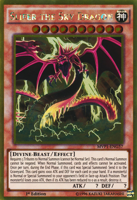 Slifer the Sky Dragon [MVP1-ENG57] Gold Rare | Exor Games Dartmouth