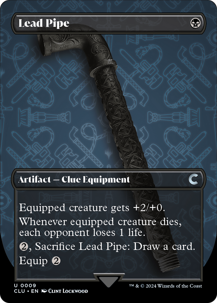 Lead Pipe (Borderless) [Ravnica: Clue Edition] | Exor Games Dartmouth