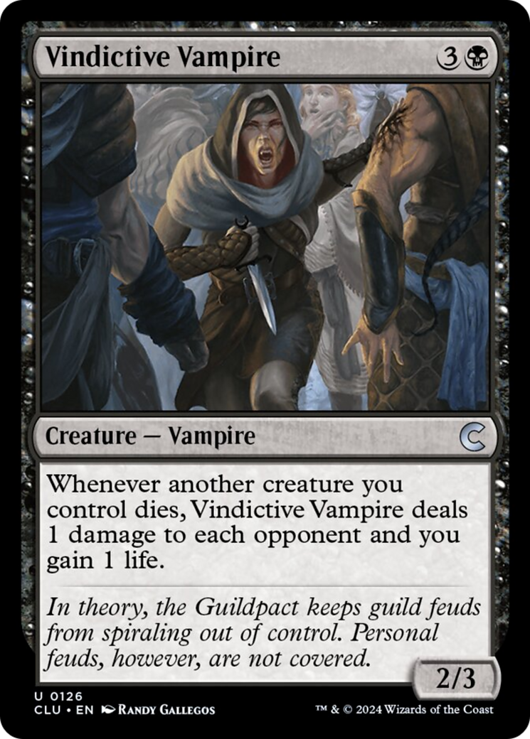 Vindictive Vampire [Ravnica: Clue Edition] | Exor Games Dartmouth