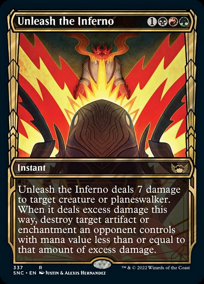 Unleash the Inferno (Showcase Golden Age) [Streets of New Capenna] | Exor Games Dartmouth