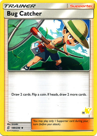 Bug Catcher (189/236) (Pikachu Stamp #51) [Battle Academy 2020] | Exor Games Dartmouth