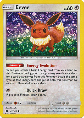 Eevee (101/149) (General Mills Promo) [Sun & Moon: Base Set] | Exor Games Dartmouth