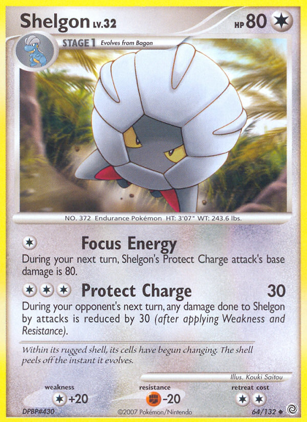 Shelgon (64/132) [Diamond & Pearl: Secret Wonders] | Exor Games Dartmouth