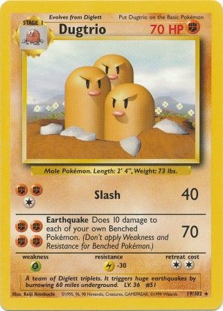 Dugtrio (19/102) [Base Set Unlimited] | Exor Games Dartmouth