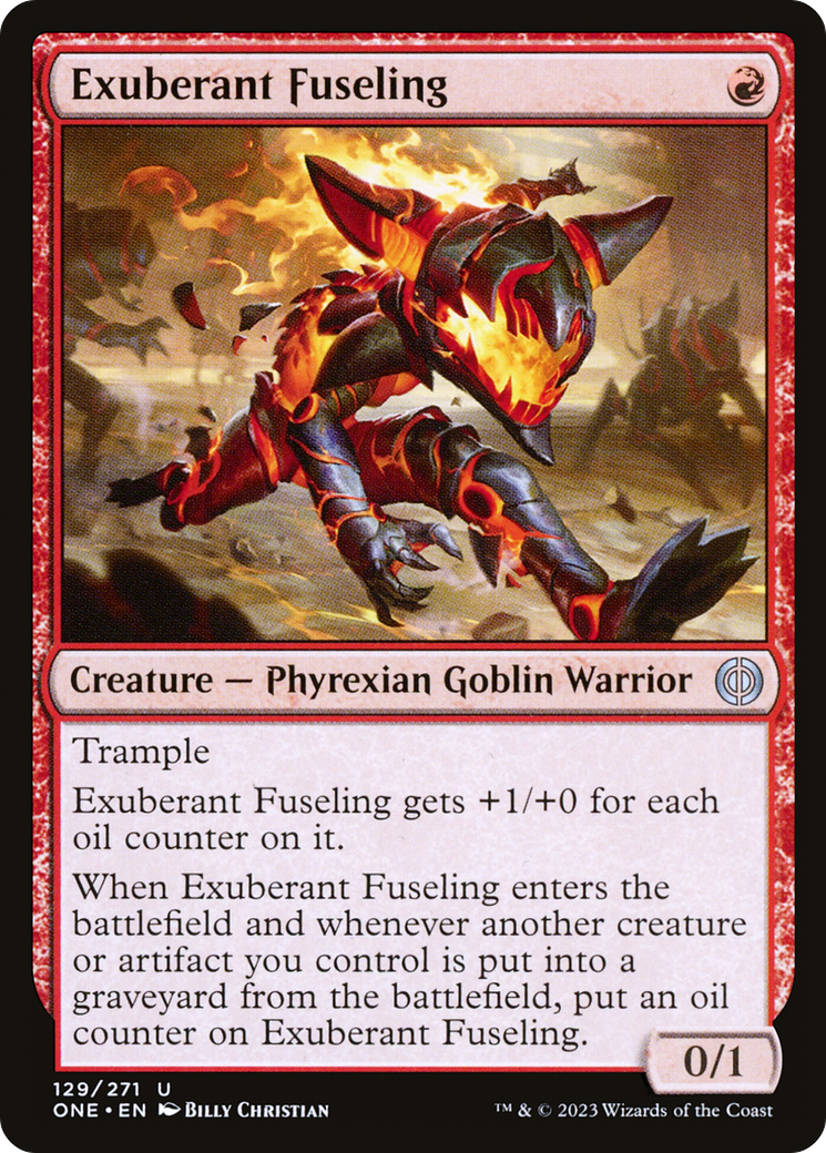 Exuberant Fuseling [Phyrexia: All Will Be One] | Exor Games Dartmouth