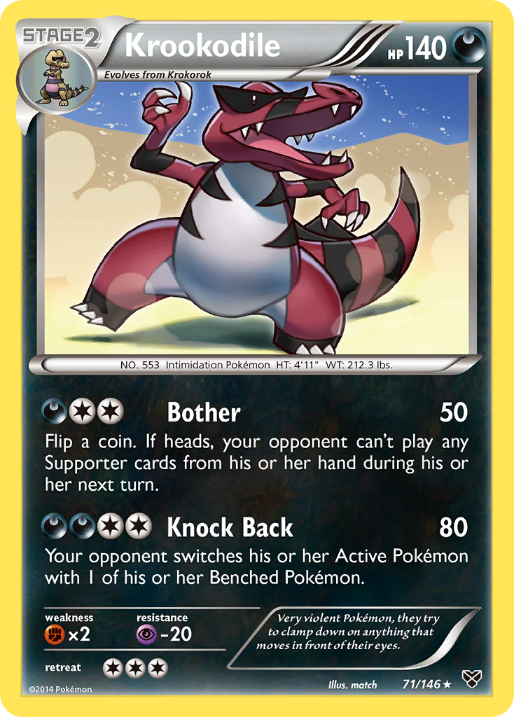 Krookodile (71/146) [XY: Base Set] | Exor Games Dartmouth