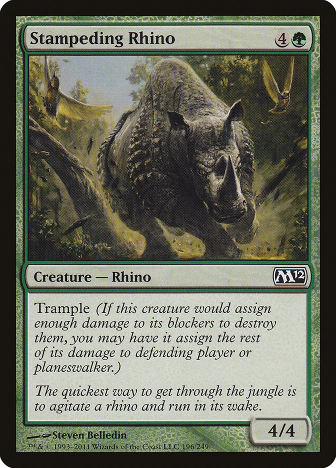 Stampeding Rhino [Magic 2012] | Exor Games Dartmouth