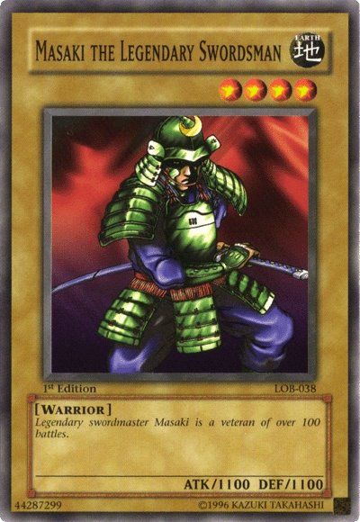 Masaki the Legendary Swordsman [LOB-038] Common | Exor Games Dartmouth