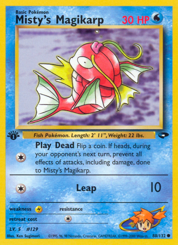Misty's Magikarp (88/132) [Gym Challenge 1st Edition] | Exor Games Dartmouth
