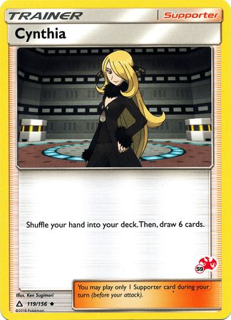 Cynthia (119/156) (Charizard Stamp #59) [Battle Academy 2020] | Exor Games Dartmouth