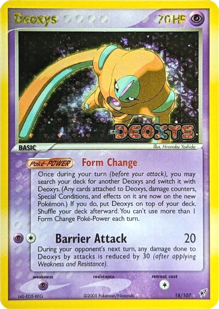 Deoxys (18/107) (Stamped) [EX: Deoxys] | Exor Games Dartmouth