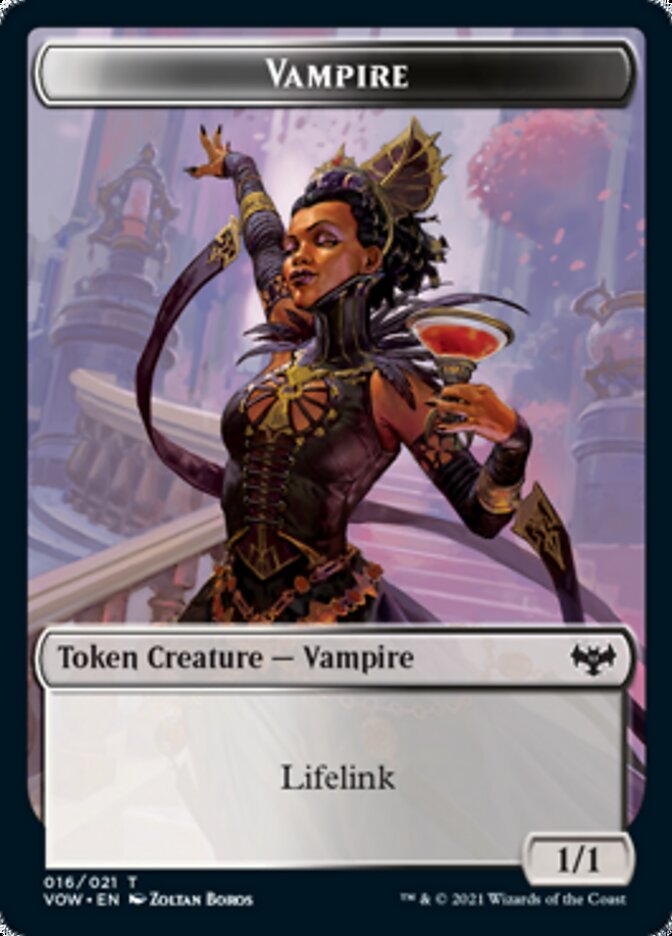 Vampire Token (016) [Innistrad: Crimson Vow Tokens] | Exor Games Dartmouth