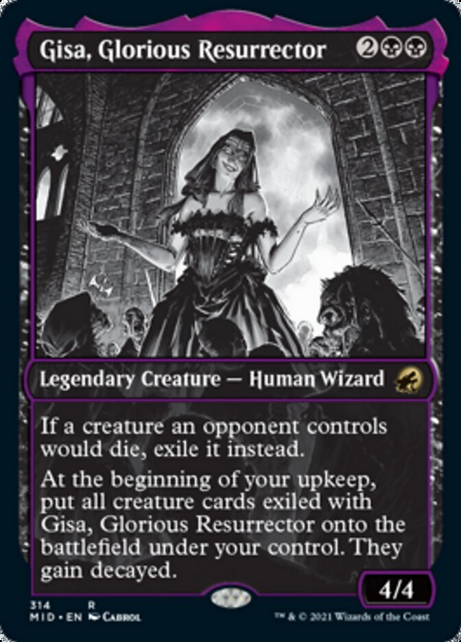 Gisa, Glorious Resurrector (Showcase Eternal Night) [Innistrad: Midnight Hunt] | Exor Games Dartmouth