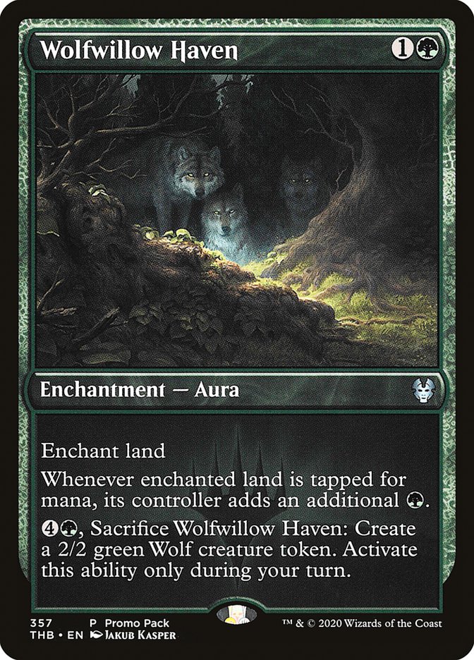 Wolfwillow Haven (Promo Pack) [Theros Beyond Death Promos] | Exor Games Dartmouth