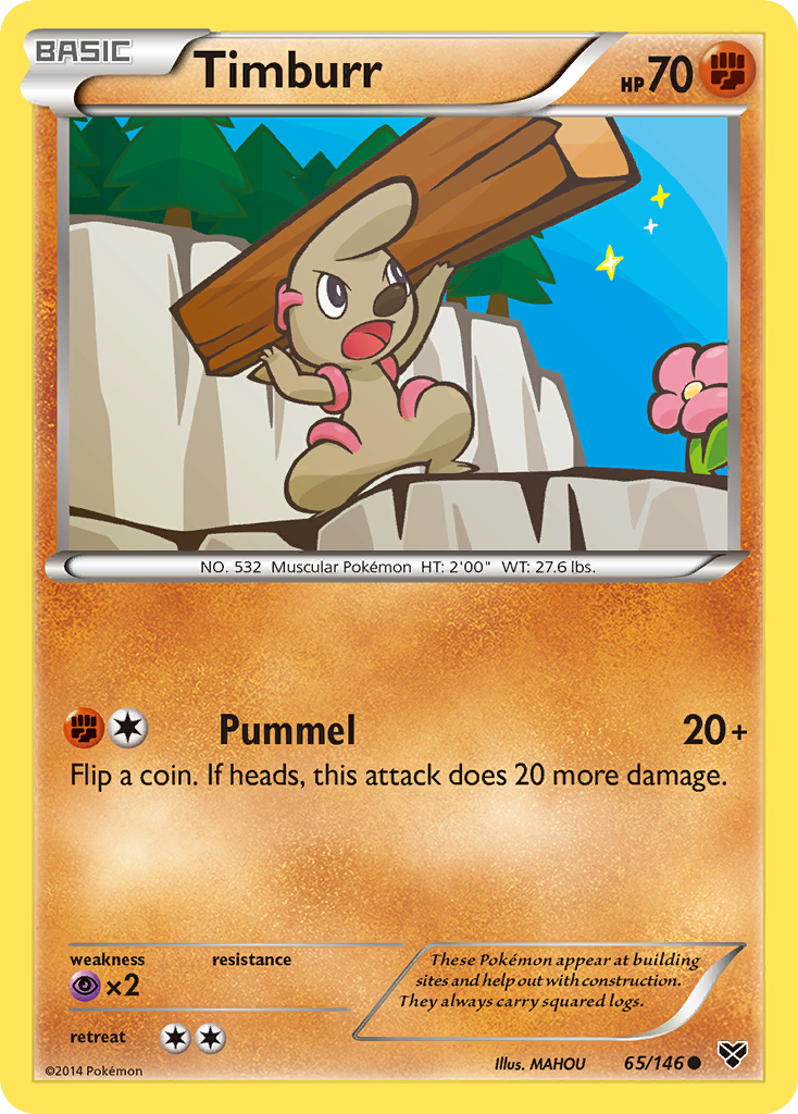 Timburr (65/146) [XY: Base Set] | Exor Games Dartmouth