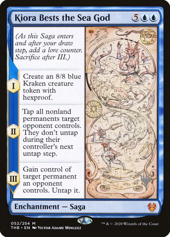 Kiora Bests the Sea God (Promo Pack) [Theros Beyond Death Promos] | Exor Games Dartmouth
