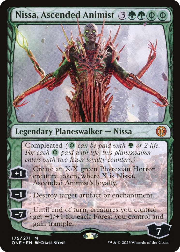 Nissa, Ascended Animist [Phyrexia: All Will Be One] | Exor Games Dartmouth