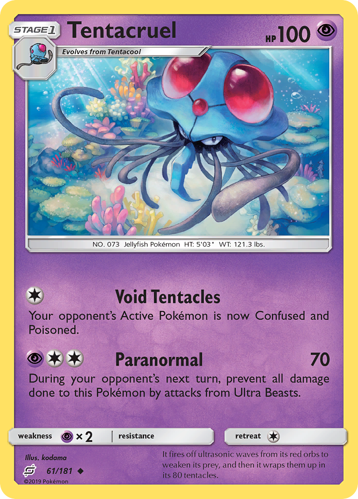 Tentacruel (61/181) [Sun & Moon: Team Up] | Exor Games Dartmouth