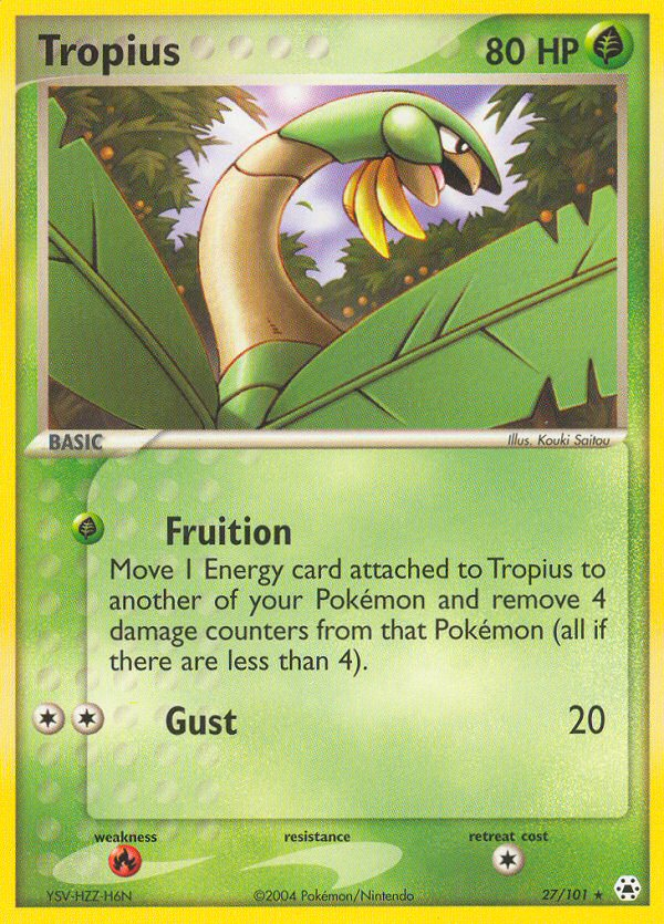 Tropius (27/101) [EX: Hidden Legends] | Exor Games Dartmouth