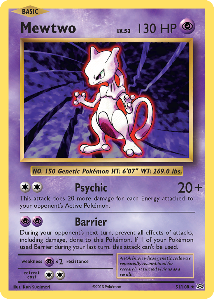 Mewtwo (51/108) [XY: Evolutions] | Exor Games Dartmouth