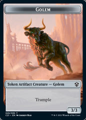 Golem (026) // Thopter Token [Commander 2021 Tokens] | Exor Games Dartmouth