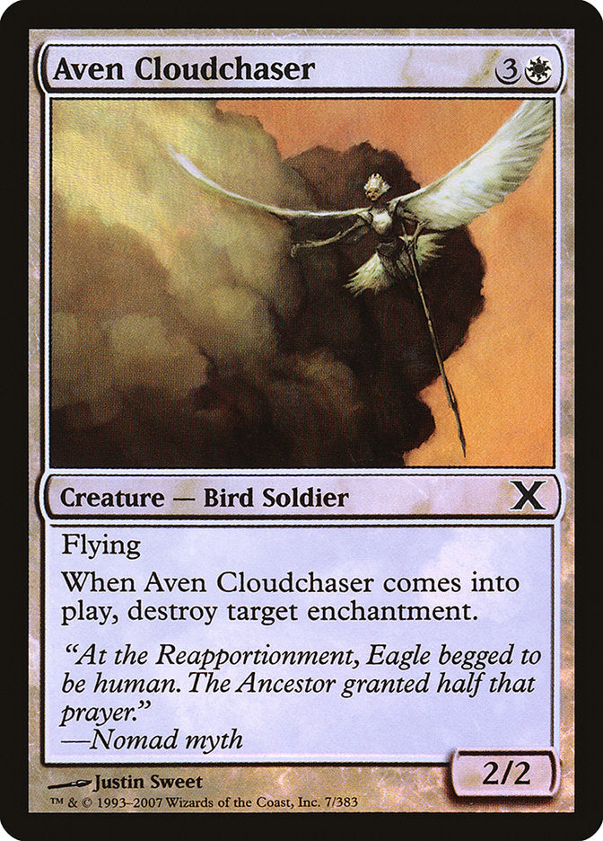 Aven Cloudchaser (Premium Foil) [Tenth Edition] | Exor Games Dartmouth