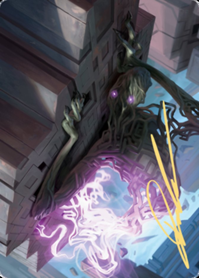 Skyclave Shade Art Card (Gold-Stamped Signature) [Zendikar Rising Art Series] | Exor Games Dartmouth