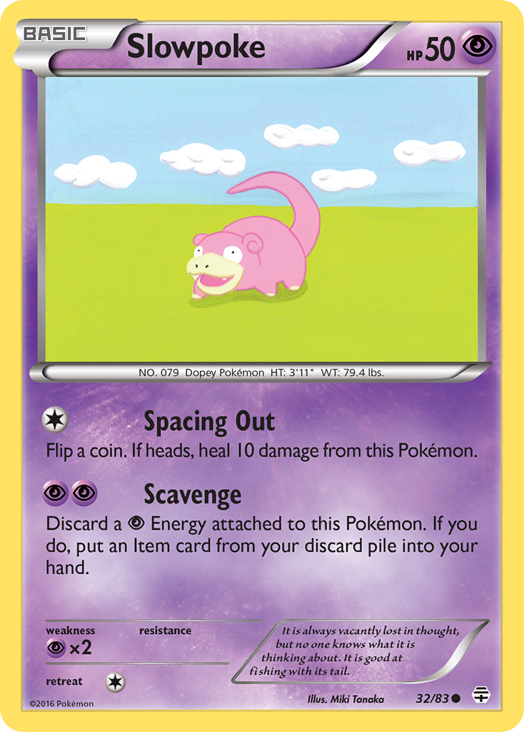 Slowpoke (32/83) [XY: Generations] | Exor Games Dartmouth