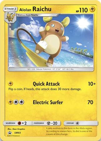 Alolan Raichu (SM65) (Jumbo Card) [Sun & Moon: Black Star Promos] | Exor Games Dartmouth