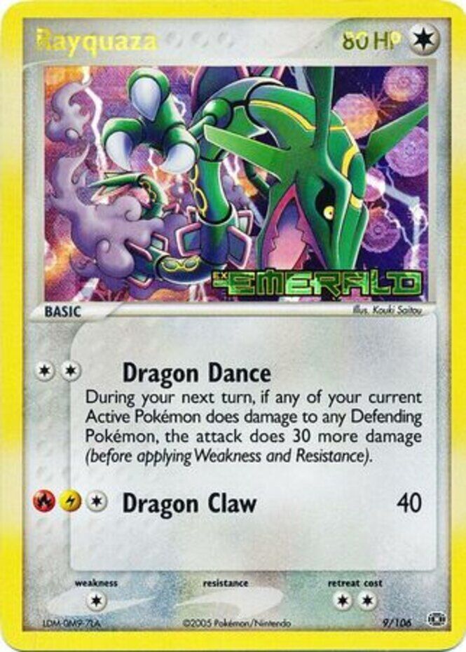 Rayquaza (9/106) (Stamped) [EX: Emerald] | Exor Games Dartmouth